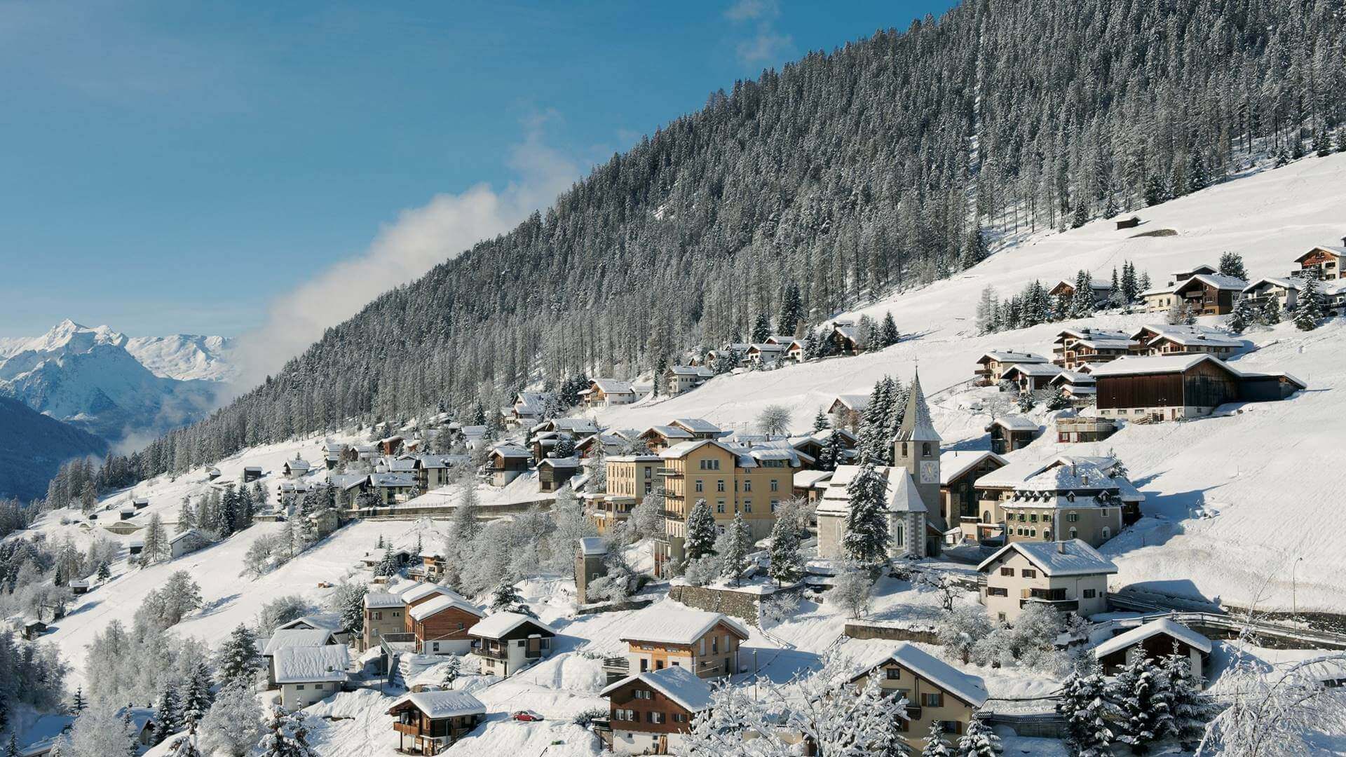 Davos Kayak Merkezi, İsviçre Alpleri