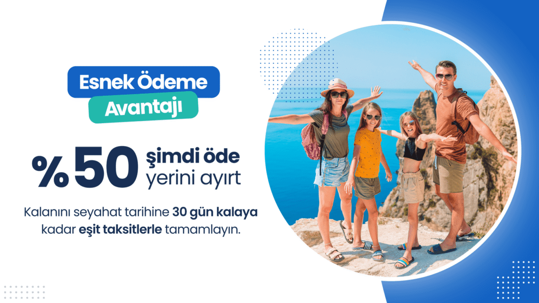 %50 Ön Ödeme ile Esnek Ödeme Avantajı