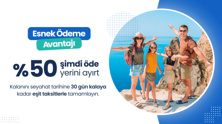 %50 Ön Ödeme ile Esnek Ödeme Avantajı