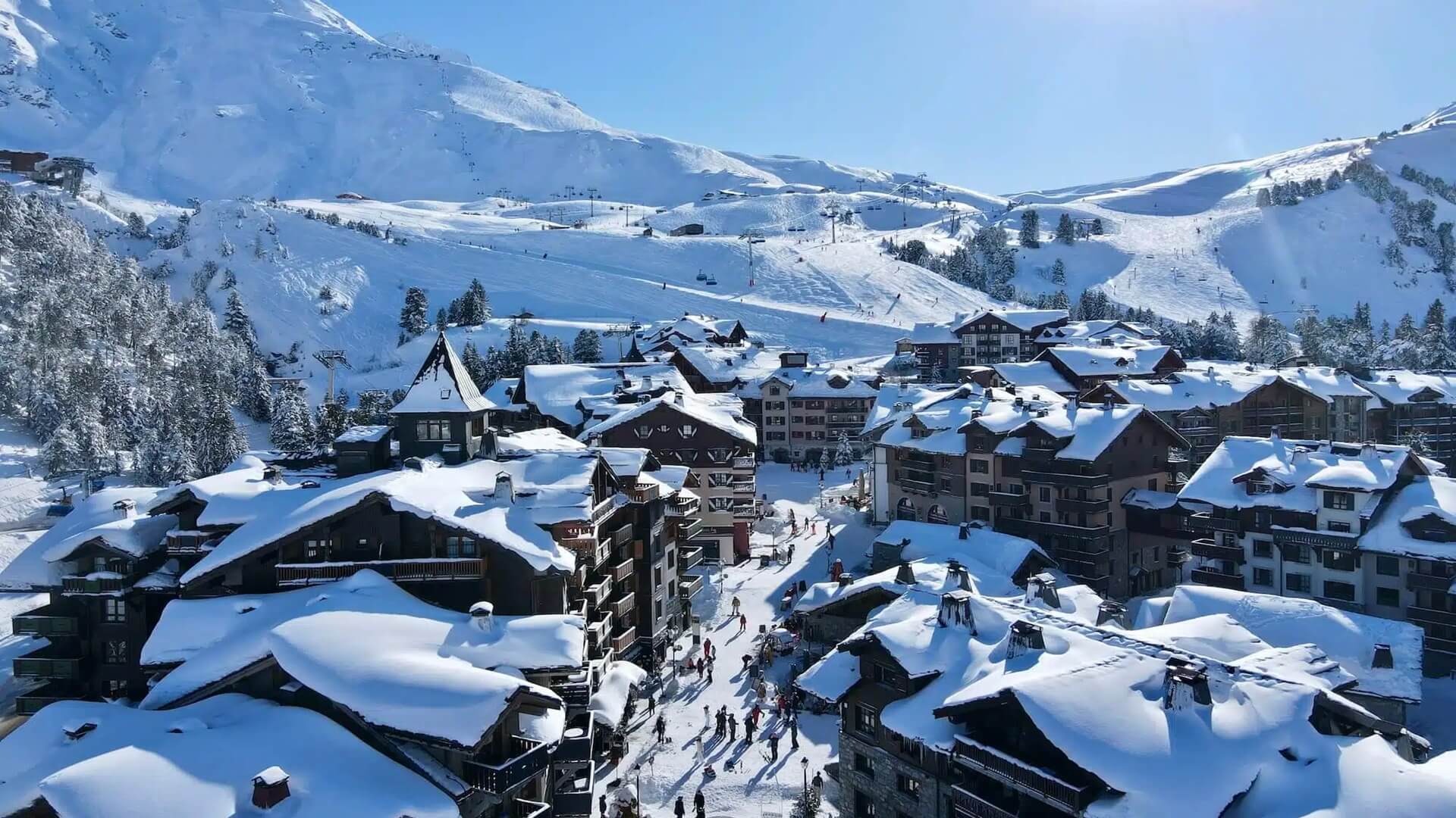 Fransa Les Arcs Kayak Merkezi