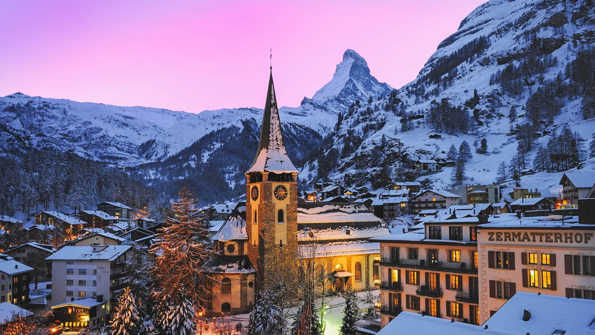 İsviçre Zermatt Kayak Merkezi