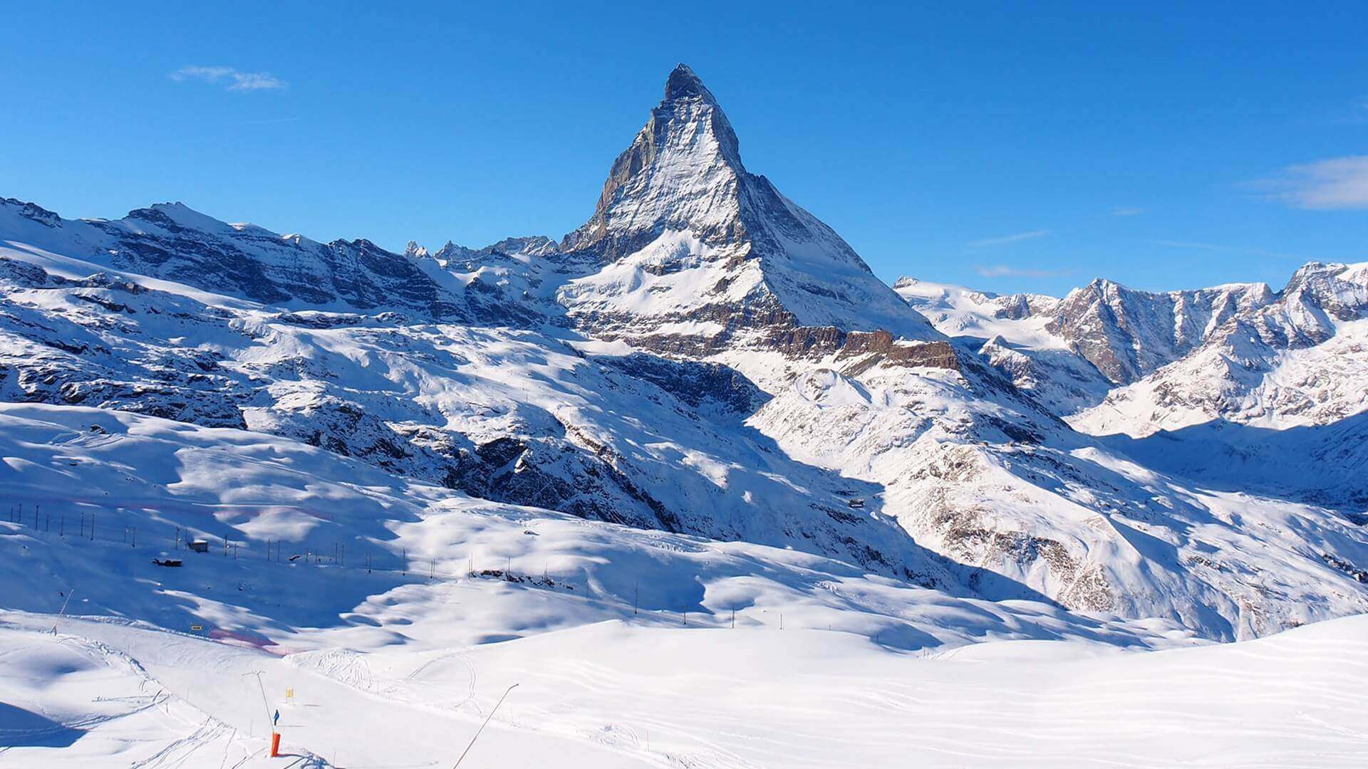 Zermatt Kayak Merkezi, İsviçre Alpleri